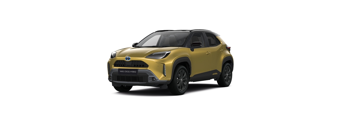 Toyota Yaris Cross exterieur driekwart linksvoor wit
